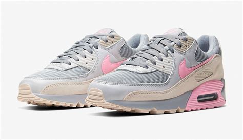 nike air max damen grau pink|women's air max 90.